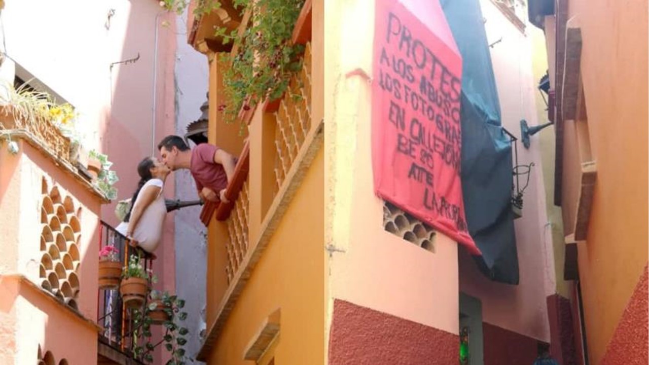 Cierran el balcón de Ana en el Callejón del Beso, en Guanajuato - Contacto