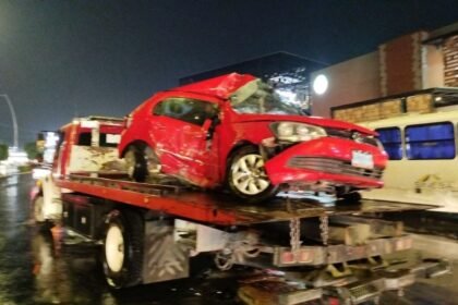 Condiciones climaticas adversas en Irapuato Accidente vehicular en el bulevar
