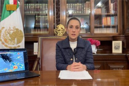Claudia Sheinbaum sobre la trayectoria del huracan Erick Es fundamental