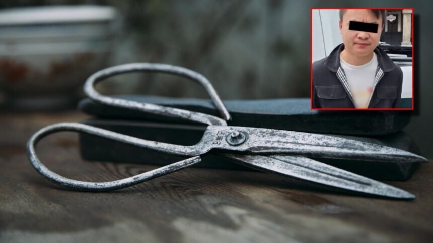 Detencion de un ciudadano chino tras ataque con tijeras en