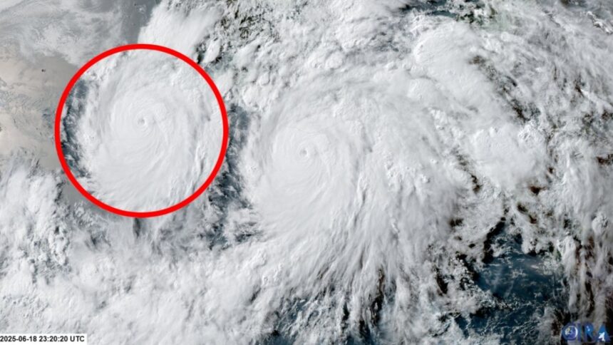 El Huracan Erick de Categoria 3 se Aproxima a las