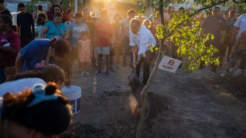 Escobedo impulsa la Transformacion Verde con la plantacion de mas