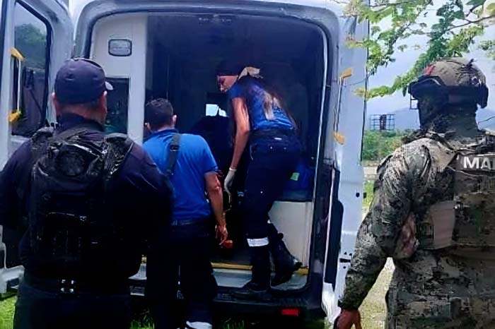 Grave agresion en Lazaro Cardenas Un hombre herido tras brutal