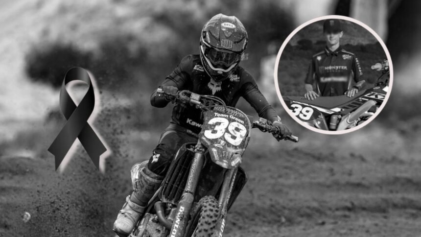 Tragica perdida en el motocross Aidan Zingg fallece tras un