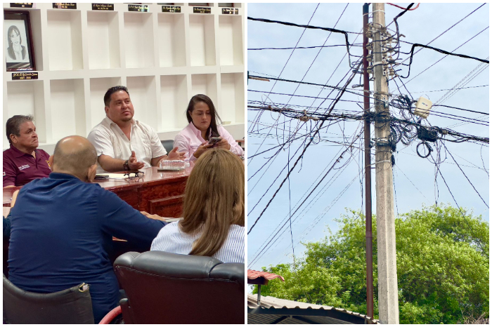 anuncian ordenamiento del cableado de internet en lazaro cardenas