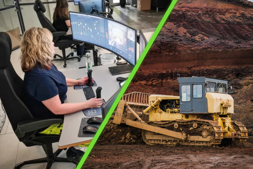 Control de excavadoras y grúas de forma remota desde el hogar