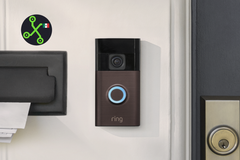 Timbre inalámbrico Ring con cámara y micrófono a 1,399 pesos y meses sin intereses