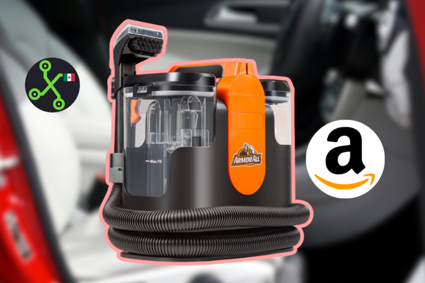 Aspiradora de tapicería disponible por menos de 1,599 pesos para limpieza de autos