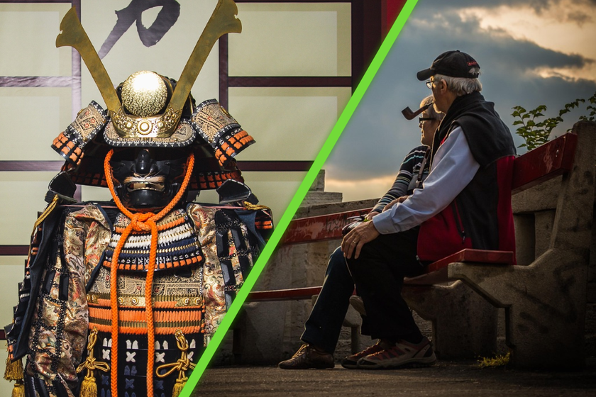 Ejercicio inspirado en samuráis podría prevenir caídas en personas mayores, así funciona