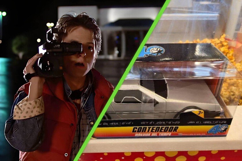 Regreso de Volver al Futuro a cines en México con palomera coleccionable disponible