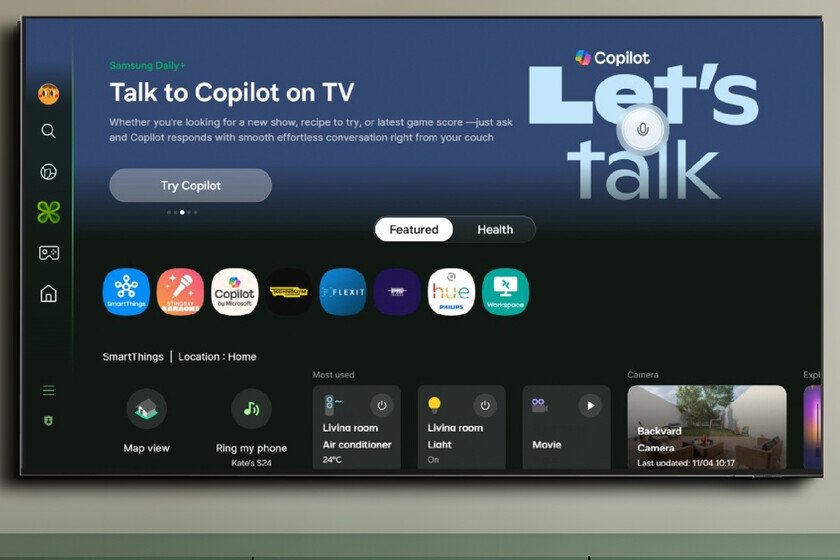 Samsung incorpora Copilot en sus pantallas de 2025 con la llegada de la IA de Microsoft en México