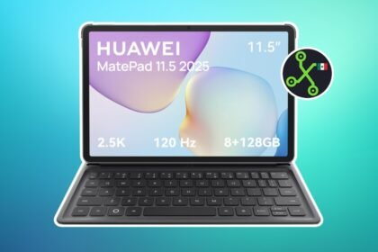 Tablet Huawei económica con 8GB de RAM y teclado físico incluido para escribir documentos