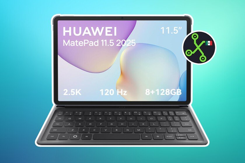 Tablet Huawei económica con 8GB de RAM y teclado físico incluido para escribir documentos