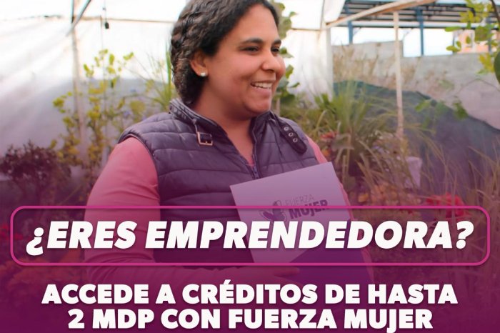 accede a creditos de hasta 2 mdp con fuerza mujer