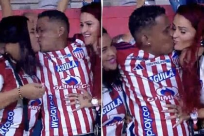 aficionado se compromete con sus novias en el estadio y