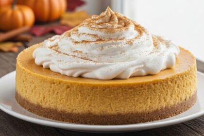 Cantidad de pumpkin spice necesaria para cheesecake de calabaza para 8 personas