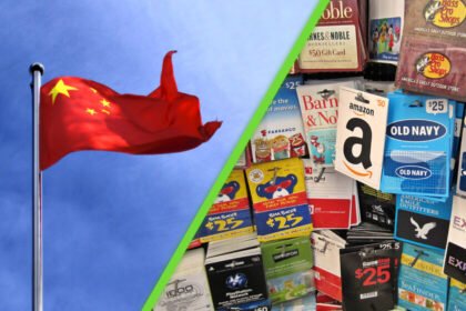 Chinos mueven dinero robado en EE.UU. a través de tarjetas de regalo