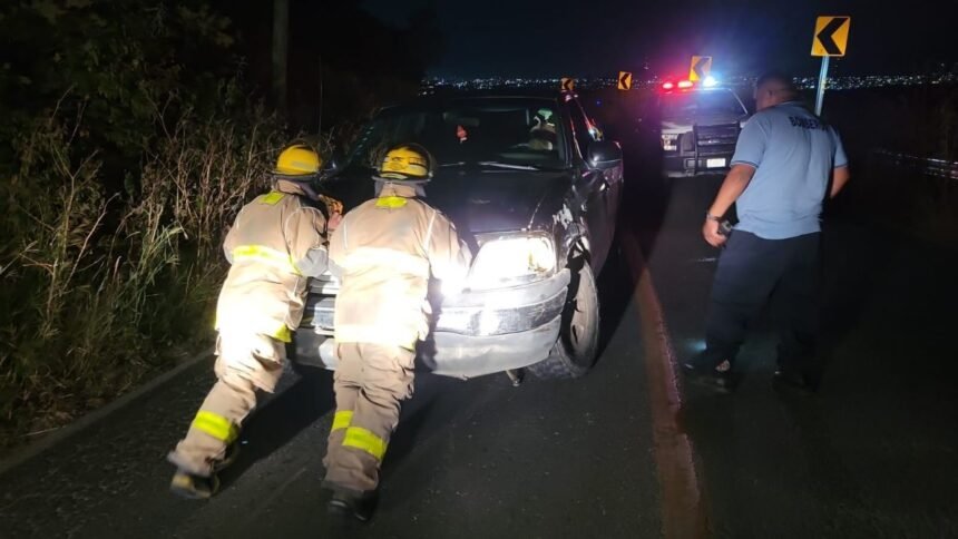 colision entre camioneta y polaris en la leon san felipe deja