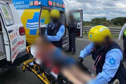 hombre atropellado por trailer en la autopista patzcuaro cuitzeo