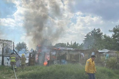 incendio consume vivienda en la colonia nueva valladolid