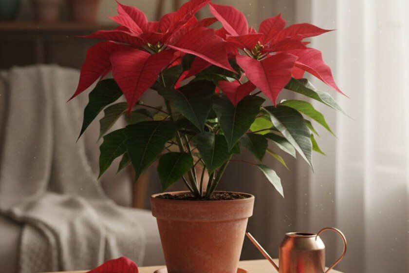 La luz indirecta determina la salud de las hojas en las plantas