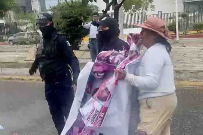 madres buscadoras denuncian hostigamiento en planton de 22 dias en