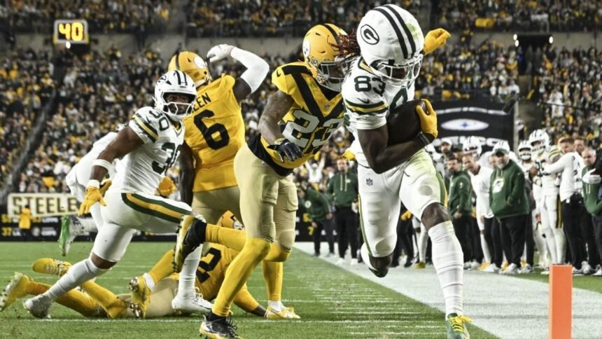 packers superan a steelers en el sunday night football liderados