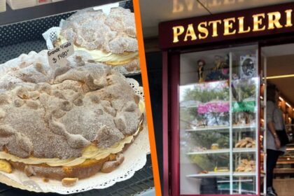 Pan de muerto de 1480 pesos disponible en panadería de CDMX