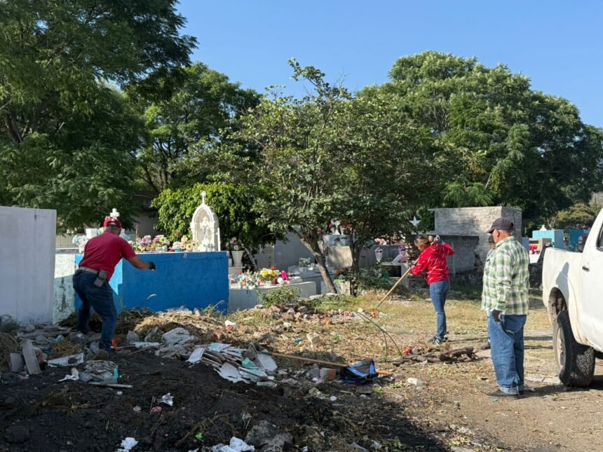 ssg refuerza acciones en panteones para prevenir riesgos sanitarios
