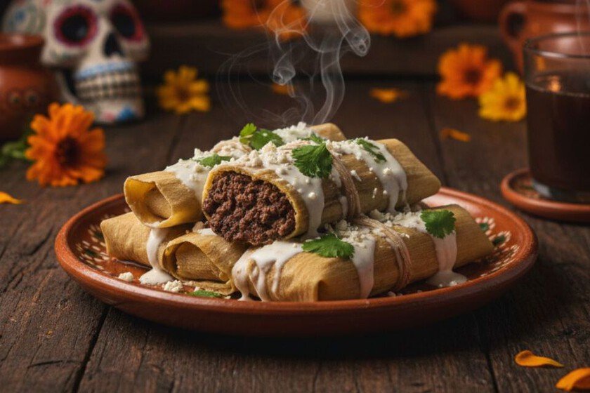 Tamales de frijol para altar de Día de Muertos en 1 hora y 6 ingredientes
