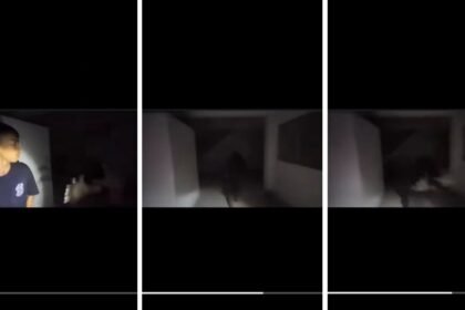 TikTokers enfrentan un ataque de un ente durante una experiencia aterradora en la noche