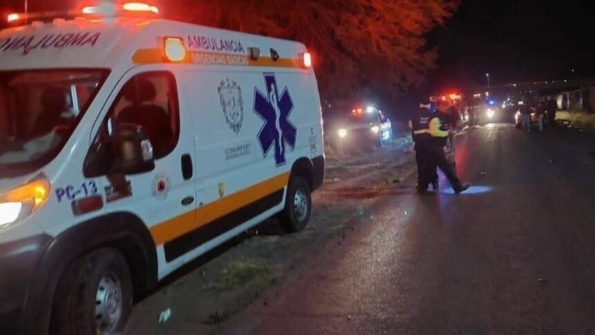 accidente en comonfort empalme escobedo causa un muerto y cuatro heridos