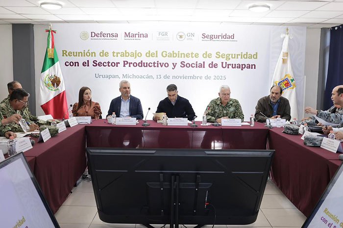 acuerdo del plan michoacan para la region uruapan entre harfuch