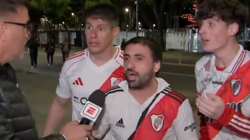aficionados de river plate generan controversia por seguir el penalti