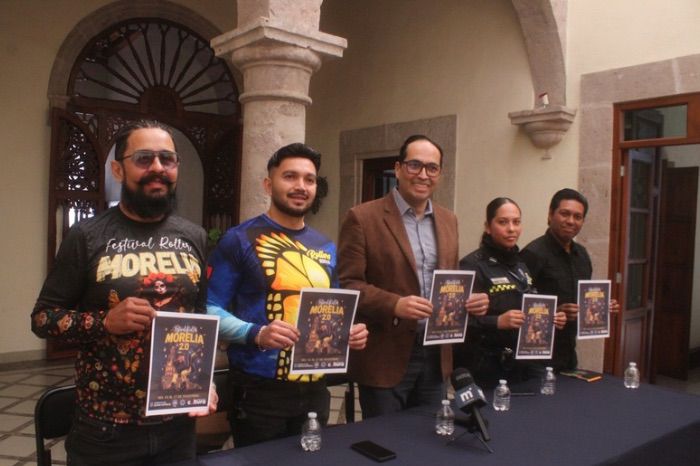 anuncio del festival roller morelia 20 con mil patinadores y