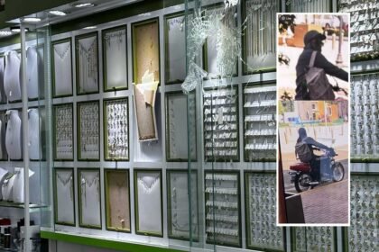 asalto a joyeria en el centro de irapuato con uso