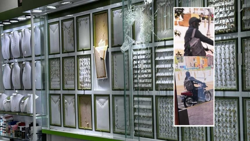 asalto a joyeria en el centro de irapuato con uso