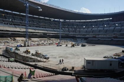 avances en la remodelacion del estadio azteca finalizaran el 28