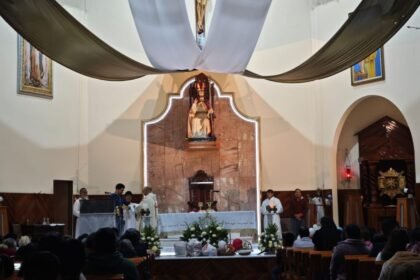 comunidad de mimila festeja la novena y la fiesta patronal