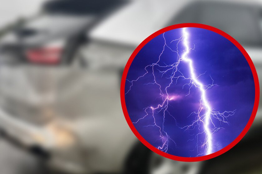 Consecuencias de un rayo sobre un automóvil y su impacto en la seguridad