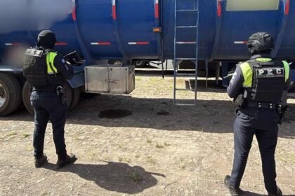 decomisan pipa llena de combustible abandonada en la carretera celaya dolores