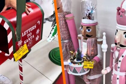 Decoración navideña gigante económica para patios, jardines o balcones en el Centro Histórico de CDMX