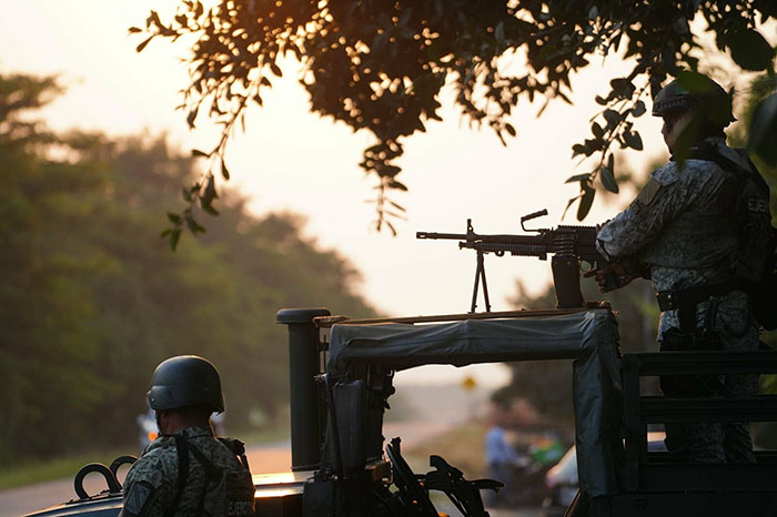 defensa lleva a cabo revision de armamento y pase de