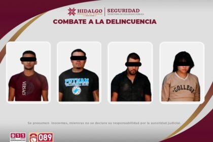 desmantelan celula involucrada en robos violentos en carretera de zempoala