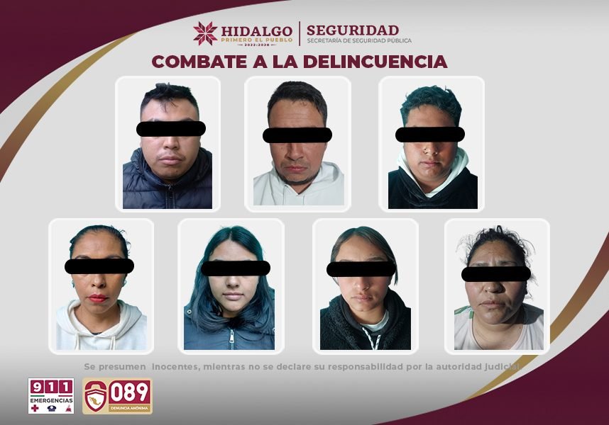 desmantelan dos puntos de narcomenudeo y arrestan a siete personas