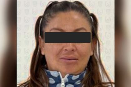 detencion de presunta operadora de los tanzanios en iztapalapa durante