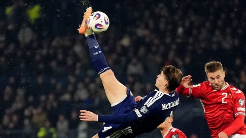 escocia clasifica a un mundial tras vencer a dinamarca con