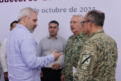 garcia harfuch y el secretario de la defensa encabezaran visita