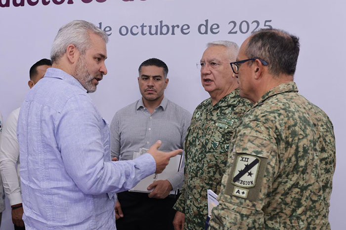 garcia harfuch y el secretario de la defensa encabezaran visita