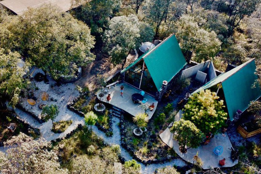 Glamping en el Estado de México ofrece experiencia para observar estrellas y disfrutar de pizza